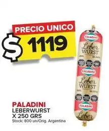 Carrefour Maxi Paladini - leberwurst oferta