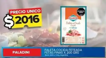 Carrefour Maxi Paladini - paleta cocida feteada fetas finas oferta