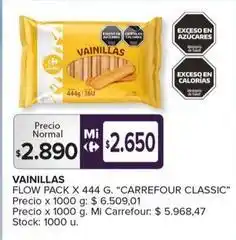 Carrefour Maxi Carrefour - vainillas oferta