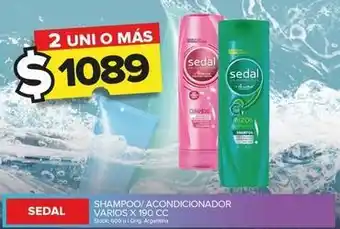 Carrefour Maxi Sedal - shampoo / acondicionador varios oferta