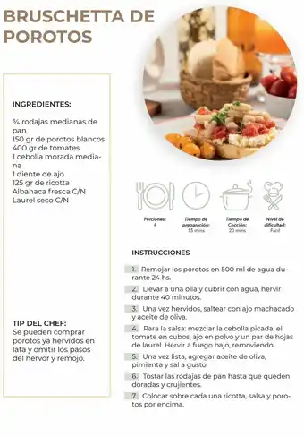 Jumbo Bruschetta de porotos oferta