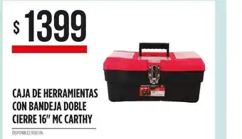 Supermercados Vea Caja De Herramientas Con Bandeja Doble Cierre 16 oferta