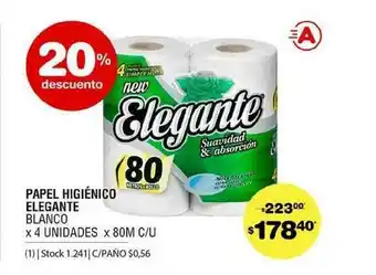 Atomo Conviene Papel Higiénico Elegante 20% Descuento oferta