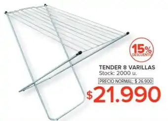 Carrefour TENDER 8 VARILLAS oferta