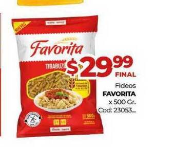 Diarco Favorita Fideos X 500 Gr. oferta