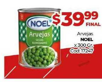 Diarco Noel Arvejas X 300gr oferta