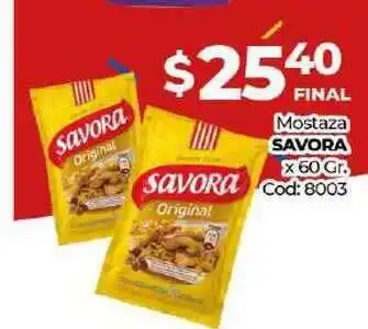 Diarco Savora Mostaza X 60gr oferta