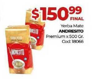 Andresito Yerba Mate Premium X 500gr.