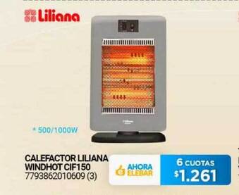 Punto Blu Calefactor Liliana Windhot CIF150 oferta