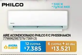 Punto Blu Aire Acondicionado Philco F-C PHS50HA4CN oferta
