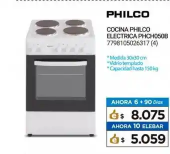 Punto Blu Cocina Philco Electrica PHCH050B oferta