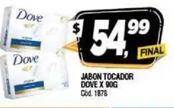 Supermercados Yaguar Dove Jabon Tocador 90g oferta