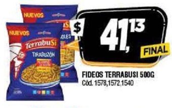 Supermercados Yaguar Terrabusi Fideos 500g oferta