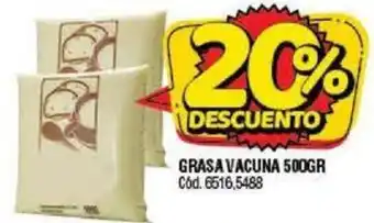 Supermercados Yaguar Grasa Vacuna 500gr oferta