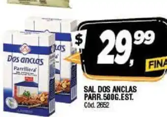Supermercados Yaguar Sal Dos Anclas Parr 500g.Est oferta