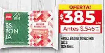 Supermercados DIA ESPONJA MULTIUSO ANTIBACTERIAL DIA X U oferta