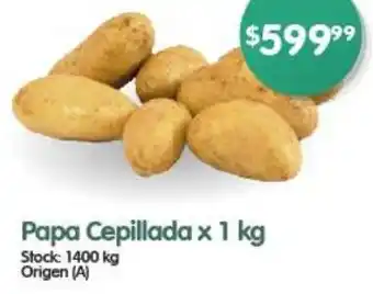 Supermercados Buenos Días Papa Cepillada x 1kg oferta