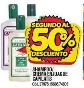 Supermercados Yaguar Shampoo/Crema Enjuague Capilatis oferta