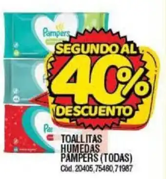 Supermercados Yaguar Pampers Toallitas Humedas (Todas) oferta