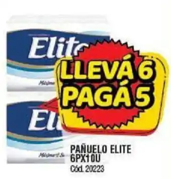 Supermercados Yaguar Elite Pañuelo 6 PX10u oferta