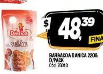 Supermercados Yaguar Danica Barbacoa 220g D/pack oferta