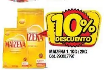 Supermercados Yaguar Maizena 1,1kg/2kg oferta