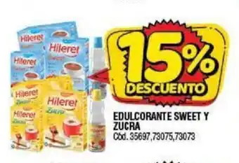 Supermercados Yaguar Hileret Edulcorante Sweet y Zucra oferta