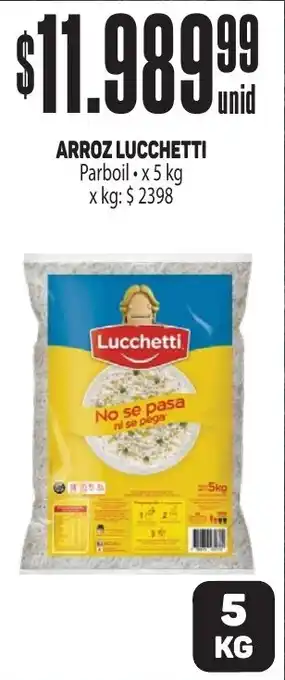 Makro ARROZ LUCCHETTI Parboil. x 5kg oferta