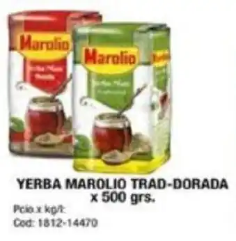 Maxiconsumo YERBA MAROLIO TRAD-DORADA x 500gr oferta