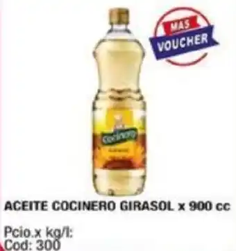 Maxiconsumo ACEITE COCINERO GIRASOL x 900cc oferta