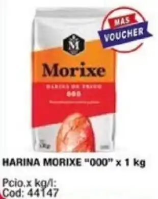 Maxiconsumo HARINA MORIXE "000" x 1kg oferta