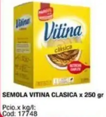 Maxiconsumo SEMOLA VITINA CLASICA x 250gr oferta