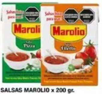 Maxiconsumo SALSAS MAROLIO x 200gr oferta