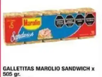 Maxiconsumo GALLETITAS MAROLIO SANDWICH X 505GR oferta