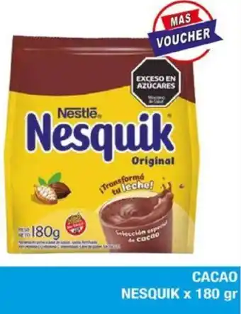 Maxiconsumo CACAO NESQUIK x 180GR oferta