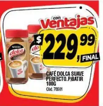 Supermercados Yaguar Nescafé Dolca Café Suave Perfecto. P/Batir 100g oferta