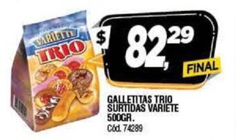 Supermercados Yaguar Trio Surtidas Variete Galletitas 500gr oferta