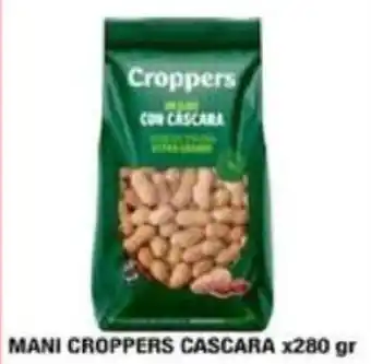 Maxiconsumo MANI CROPPERS CASCARA x 280GR oferta