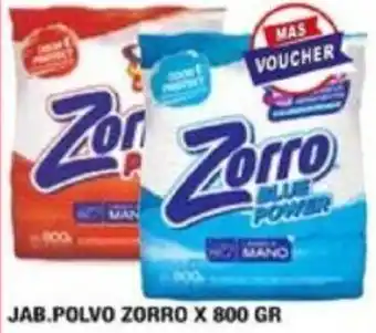 Maxiconsumo JAB.POLVO ZORRO X 800GR oferta
