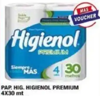 Maxiconsumo PAP HIG. HIGIENOL PREMIUM 4X30mt oferta