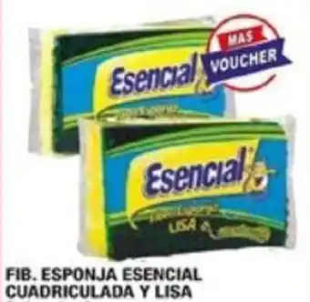 Maxiconsumo FIB. ESPONJA ESENCIAL CUADRICULADA Y LISA oferta