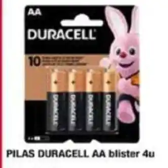 Maxiconsumo PILAS DURACELL AA blister 4u oferta