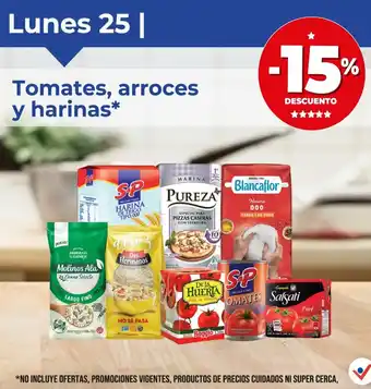 Supermayorista Vital Tomates, arroces y harinas oferta