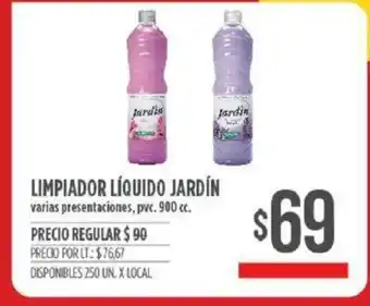 Supermercados Vea Limpiador Líquido Jardin x 900cc oferta