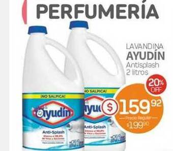 Alvear Ayudin Lavandina Antisplash 2 litros oferta