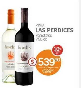 Alvear Vino Las Perdices 750cc oferta