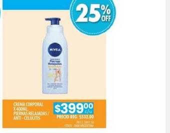 Pigmento Crema Corporal X 400ml Piernas Relajadas Anti-Celulitis oferta