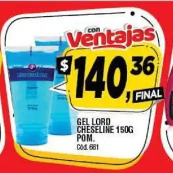 Supermercados Yaguar Lord Cheseline Gel 150g Pom. oferta