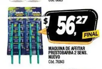 Supermercados Yaguar Gillette Maquina de Afeitar Prestobarba 2 Sens. Nuevo oferta