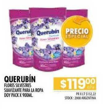 Pigmento Querubín Flores Silverstres Suavizante Para La Ropa Doy Pack x 90ml oferta